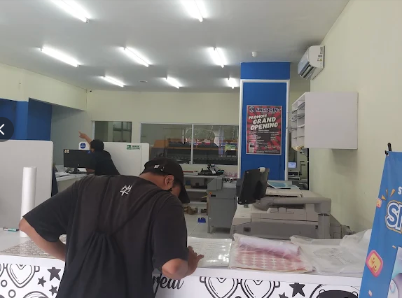 Interior Toko & Mesin Snaprint Bekasi